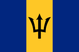 the Barbados flag