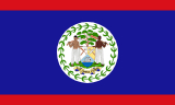 the Belize flag