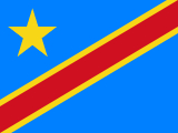 Congo - Kinshasa national flag