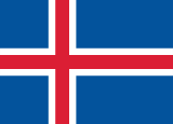 the Iceland flag