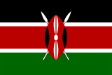the Kenya flag