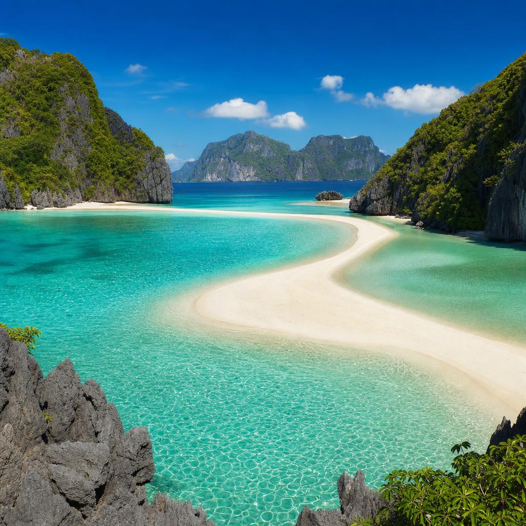 Tropical splendor radiates from the shallow, vibrant blue lagoons of the Bahamas.