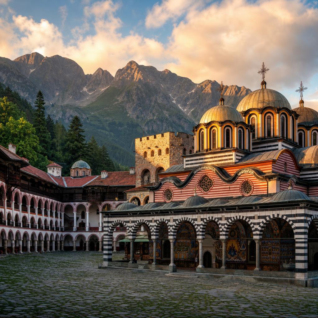 Bulgaria's historic Rila Monastery stands as a beacon of culture and faith.